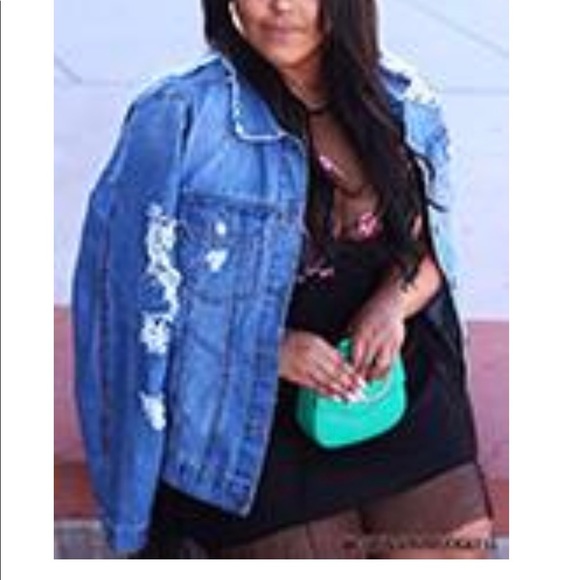 Forever 21 | Jackets & Coats | Denim Destressed Jacket | Poshmark